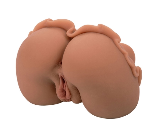 CALEXOTICS - THE HOMECOMING QUEEN DOUBLE REALISTIC MASTURBATOR CARAMEL