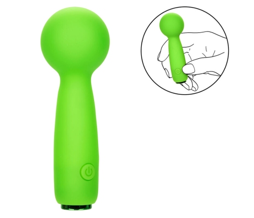 CALEXOTICS - NEON VIBES THE BUBBLY VIBE MINI MASAJEADOR 10 VIBRACIONES VERDE