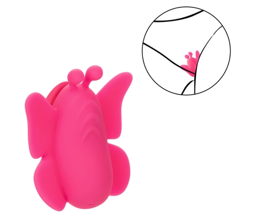 CALEXOTICS - NEON VIBES THE FLUTTER VIBE STIMULATOR 10 VIBRATIONS PINK