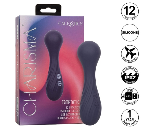 CALEXOTICS - CHARISMA TEMPTATION MASAJEADOR 12 FUNCIONES MORADO