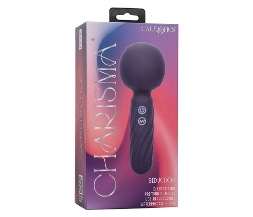 CALEXOTICS - CHARISMA SEDUCTION MASAJEADOR 12 FUNCIONES 17,75 CM X 6,25 CM MORADO