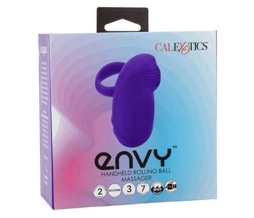 CALEXOTICS - ENVY HANDHELD ROLLING BALL MASSAGER 7 VIBRATIONS PURPLE