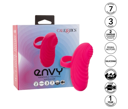 CALEXOTICS - ENVY HANDHELD ROLLING BALL MASSAGER 7 VIBRATIONS PINK