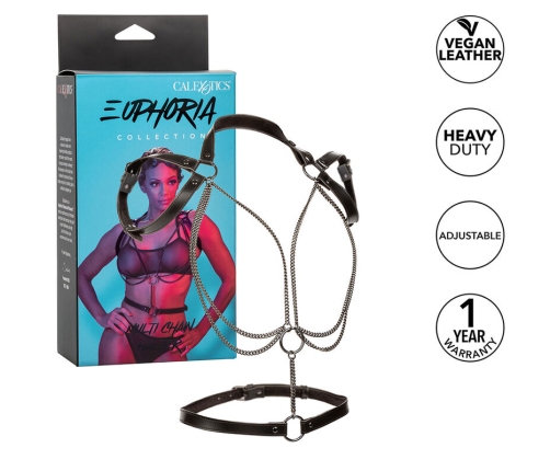 CALEXOTICS - EUPHORIA ARNÉS ESTILO CABESTRO CON MÚLTIPLES CADENAS PREMIUM