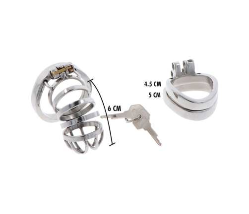 HIDDEN DESIRE - EXTREME CHASTITY COCK CAGE METAL