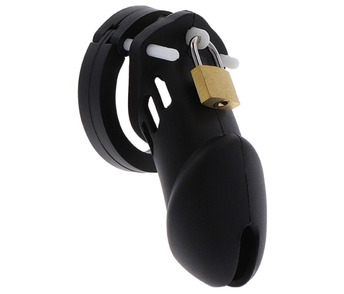 HIDDEN DESIRE - EXTREME CHASTITY COCK CAGE SILICONE SIZE L BLACK