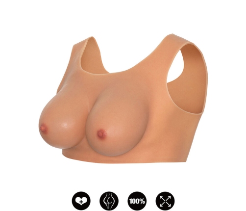 HIDDEN DESIRE - ALTER EGO WEARABLE BREAST TOP C-CUP FLESH