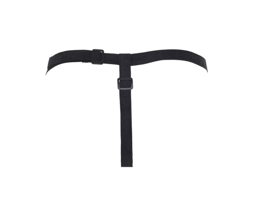 HIDDEN DESIRE - ALTER EGO ADJUSTABLE OPEN VAGINA STRING FLESH