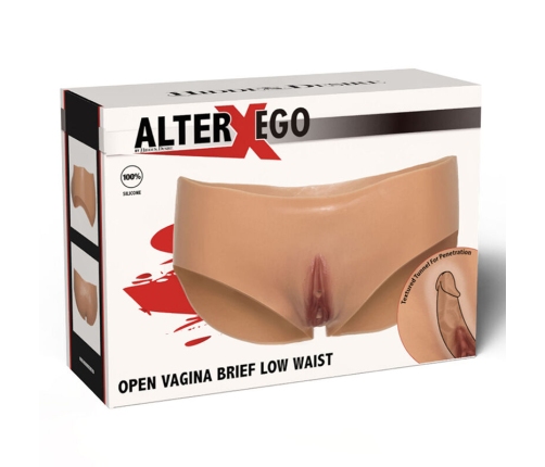 HIDDEN DESIRE - ALTER EGO OPEN VAGINA BRIEF LOW WAIST FLESH