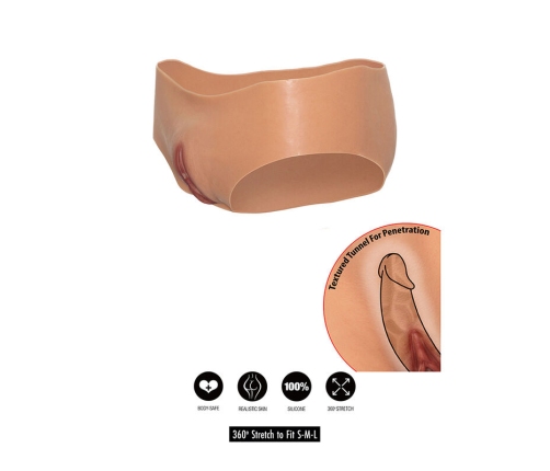 HIDDEN DESIRE - ALTER EGO OPEN VAGINA BRIEF LOW WAIST FLESH