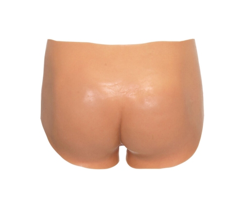 HIDDEN DESIRE - ALTER EGO OPEN VAGINA BRIEF HIGH WAIST FLESH