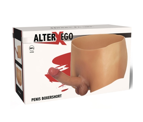 HIDDEN DESIRE - ALTER EGO BOXERSHOT WITH PENIS 18 CM SIZE L