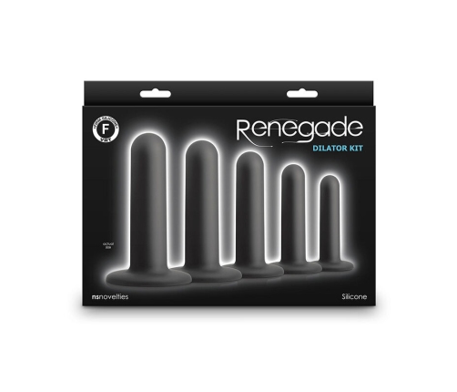 NS NOVELTIES - RENEGADE DILATOR KIT BLACK