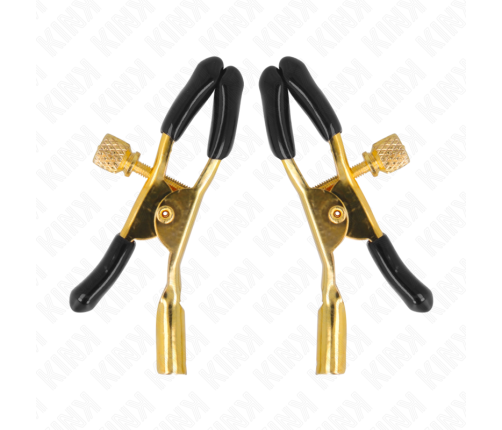 KINK - GOLD NIPPLE CLAMPS 6 CM