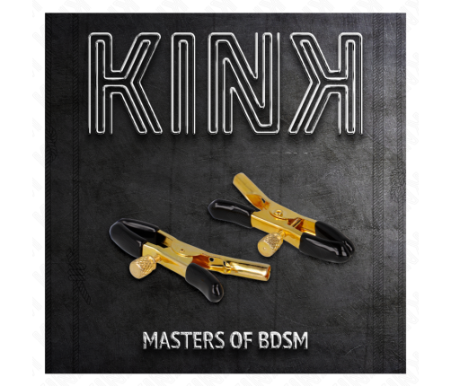 KINK - GOLD NIPPLE CLAMPS 6 CM
