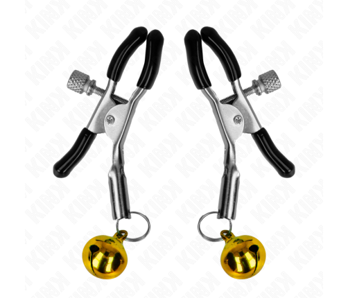 KINK - GOLD SINGLE BELL NIPPLE CLAMP 6 CM