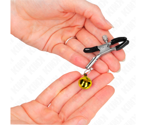 KINK - GOLD SINGLE BELL NIPPLE CLAMP 6 CM