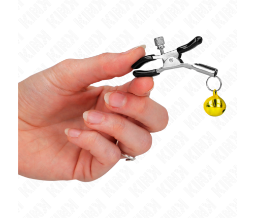 KINK - GOLD SINGLE BELL NIPPLE CLAMP 6 CM