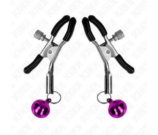 KINK - PURPLE SINGLE BELL NIPPLE CLAMP 6 CM