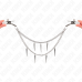 KINK - NIPPLE CLAMPS WITH SPIKES CHAINS 30 CM