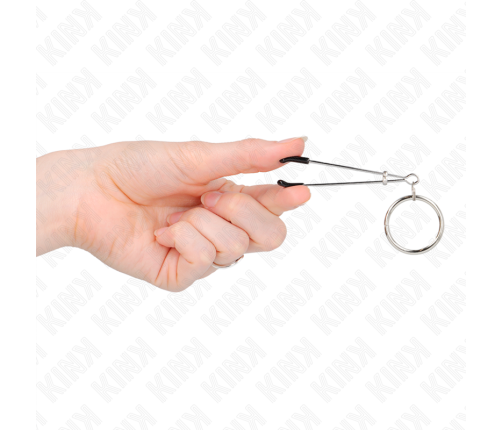 KINK - THIN NIPPLE CLAMPS WITH O-RING 7 CM