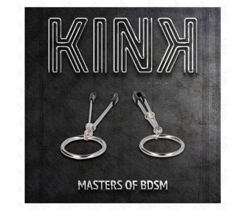 KINK - THIN NIPPLE CLAMPS WITH O-RING 7 CM