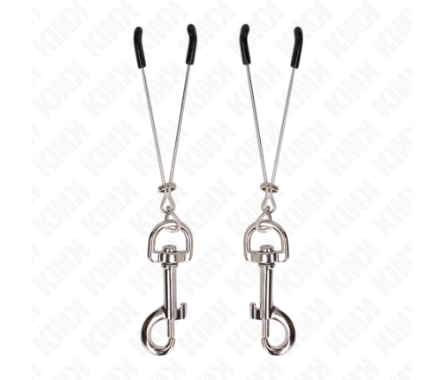KINK - THIN HOOK NIPPLE CLAMP SILVER 7 CM