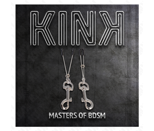 KINK - THIN HOOK NIPPLE CLAMP SILVER 7 CM