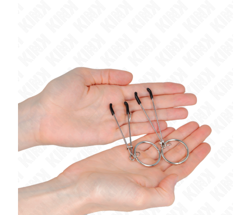 KINK - THIN NIPPLE CLAMPS WITH O-RING 7 CM