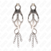 KINK - JAPANESE CLOVER NIPPLE CLAMPS WITH LITTLE CHAINS SILVER