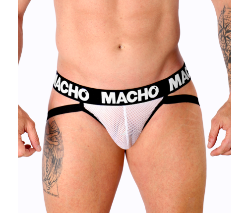 MACHO - MX26X1 JOCK GRID WHITE XL