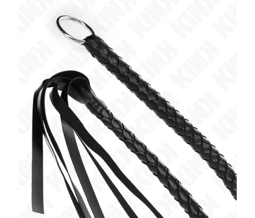 KINK - SNAKE WHIP WITH BLACK HAND RING 65 CM