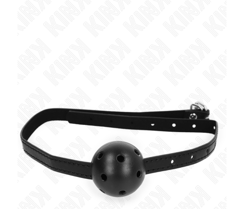 KINK - SIMPLICITY BLACK BREATHABLE BALL 4.5 CM GAG 62 x 1.5 CM