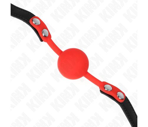 KINK - RED SILICONE BALL 4 CM GAG 60 x 2 CM