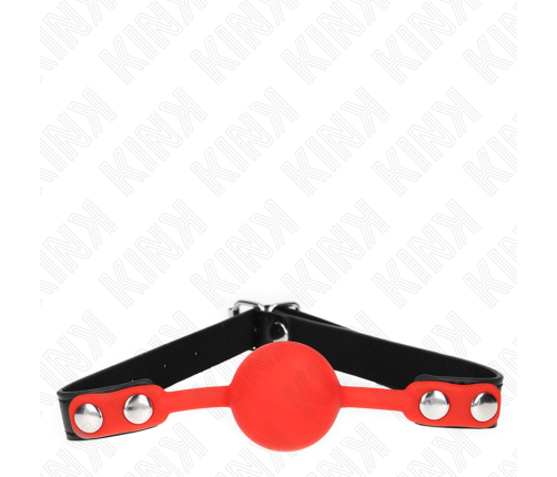 KINK - RED SILICONE BALL 4 CM GAG 60 x 2 CM