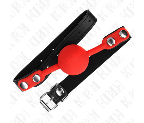KINK - RED SILICONE BALL 4 CM GAG 60 x 2 CM
