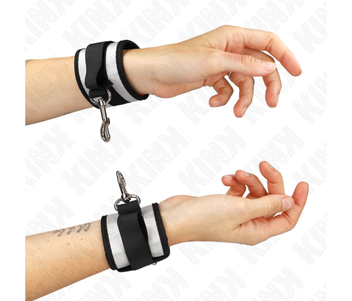 KINK - MUÑEQUERAS NEOPRENO GRISES 23 X 5 CM