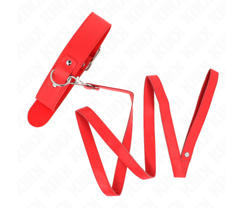 KINK - NECKLACE WITH BELT 116 CM ROJO STRAP ADJUSTABLE 32-50 CM X 8 CM