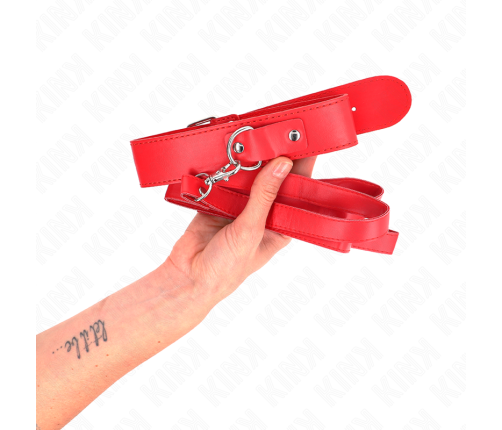 KINK - NECKLACE WITH BELT 116 CM ROJO STRAP ADJUSTABLE 32-50 CM X 8 CM