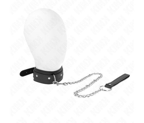 KINK - NECKLACE WITH LEASH 65 CM 1 RING ADJUSTABLE 38-49 CM X 5 CM