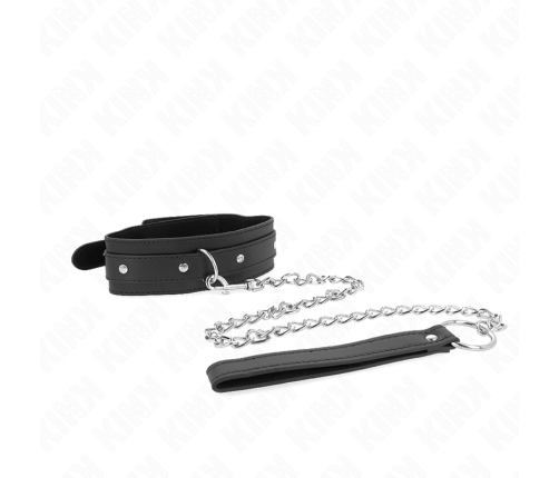 KINK - NECKLACE WITH LEASH 65 CM 1 RING ADJUSTABLE 38-49 CM X 5 CM