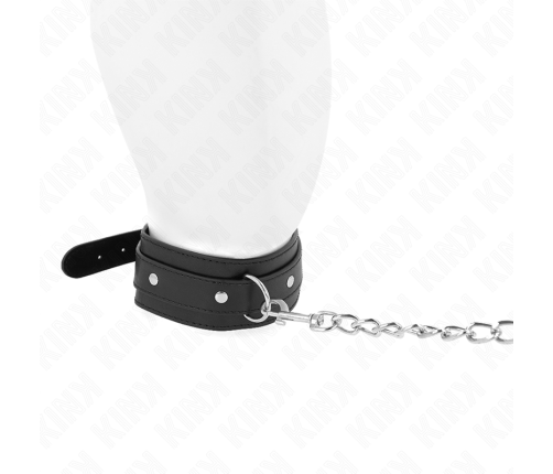 KINK - NECKLACE WITH LEASH 65 CM 1 RING ADJUSTABLE 38-49 CM X 5 CM