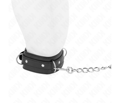 KINK - NECKLACE WITH LEASH 65 CM 3 RING MODEL 1 ADJUSTABLE 38-49 CM X 5 CM