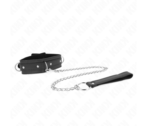 KINK - NECKLACE WITH LEASH 65 CM 3 RING MODEL 1 ADJUSTABLE 38-49 CM X 5 CM
