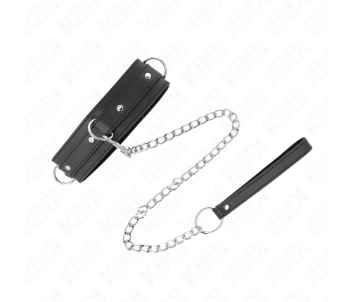 KINK - NECKLACE WITH LEASH 65 CM 3 RING MODEL 1 ADJUSTABLE 38-49 CM X 5 CM