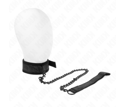 KINK - BASIC MODEL COLLAR WITH LEASH 77 CM MODEL 5 AJUSTABLE 34-54 CM X 5 CM