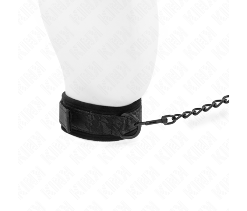 KINK - BASIC MODEL COLLAR WITH LEASH 77 CM MODEL 5 AJUSTABLE 34-54 CM X 5 CM