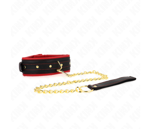 KINK - COLLAR WITH PLAIN FABRIC LEASH ADJUSTABLE 33-48 CM X 5.7 CM