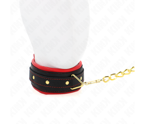 KINK - COLLAR WITH PLAIN FABRIC LEASH ADJUSTABLE 33-48 CM X 5.7 CM