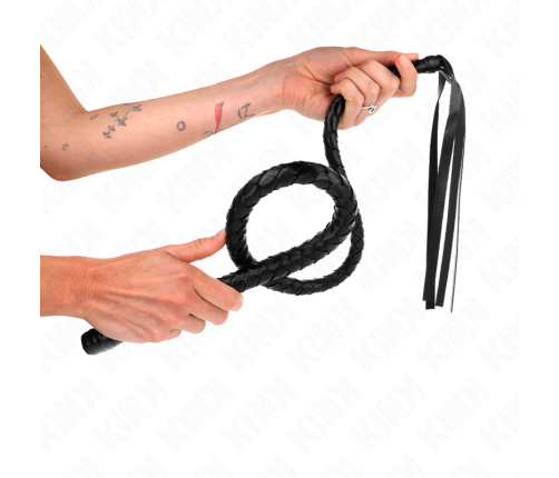KINK - LONG WHIP WITH BEADS 110 CM